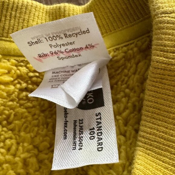 Hanna Andersson Yellow Fleece Sweater - Picture 3 of 4